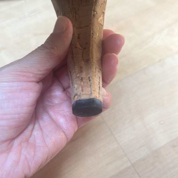 Stuart Weitzman Exsling Peep Toe Slingback Cork Platform Heel size 7M - Picture 8 of 8